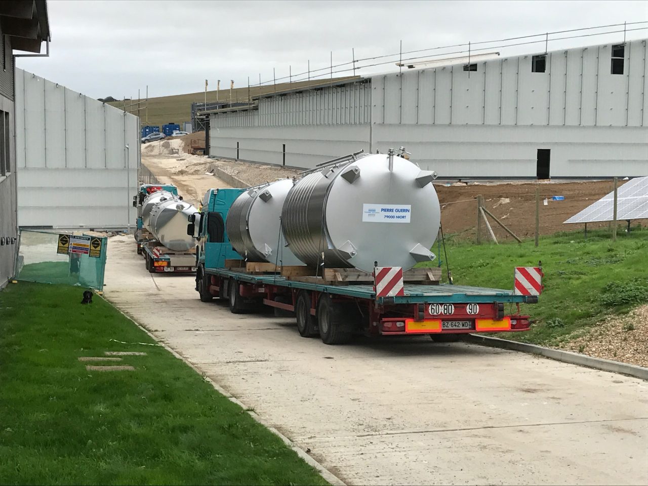 tanks arriving
