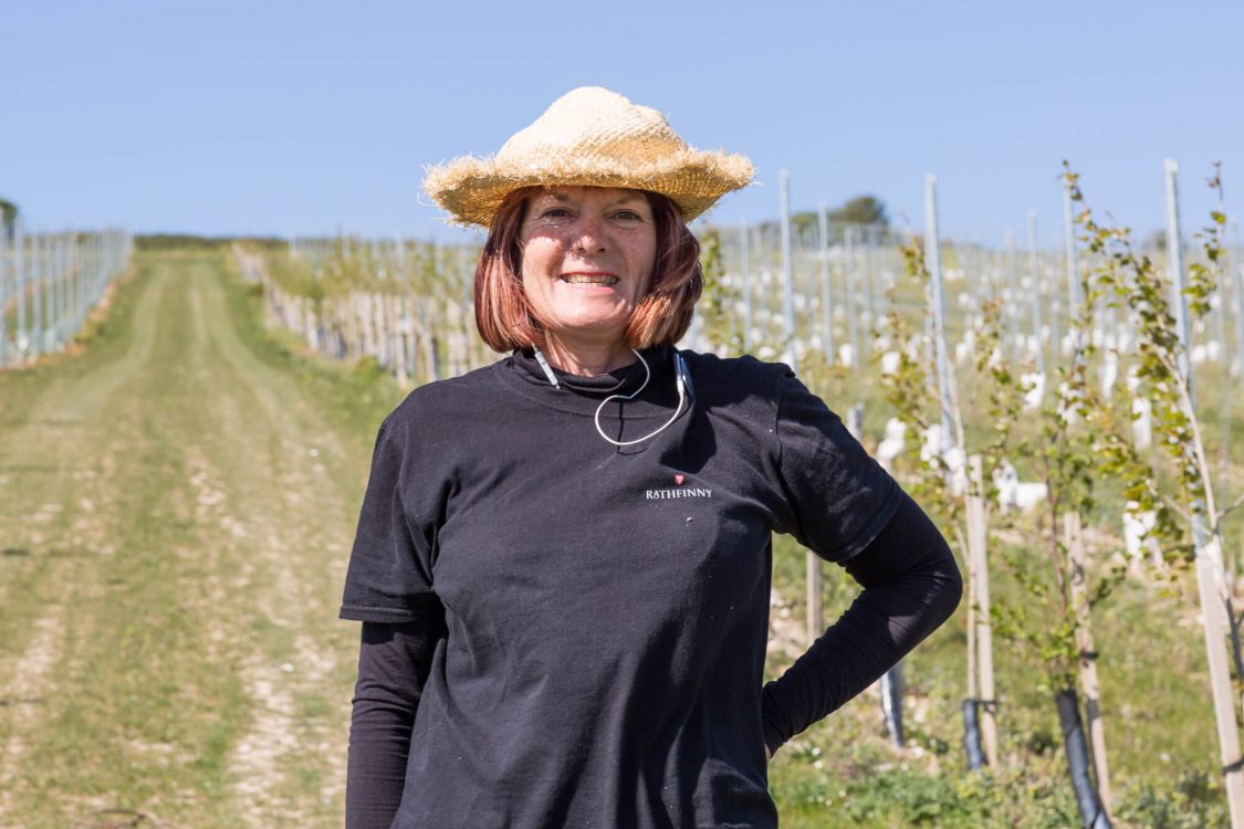Judith Smiling on the Vineyard