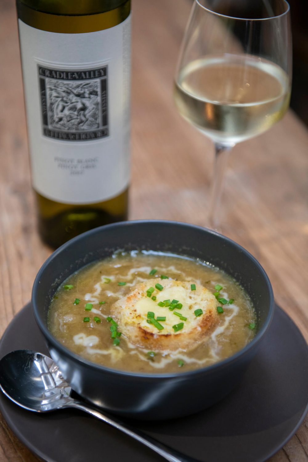 Onion Soup and Cradle Valley White Portrait