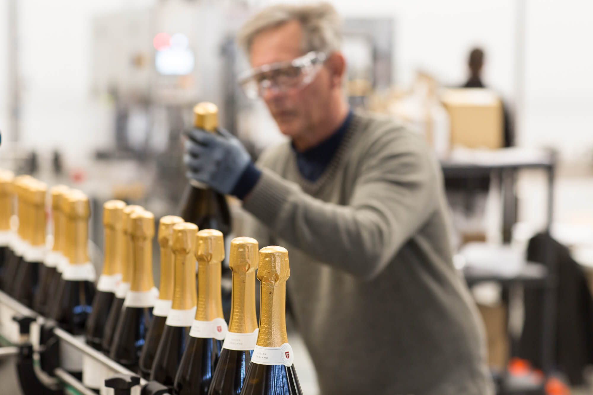 Packing up Bottles