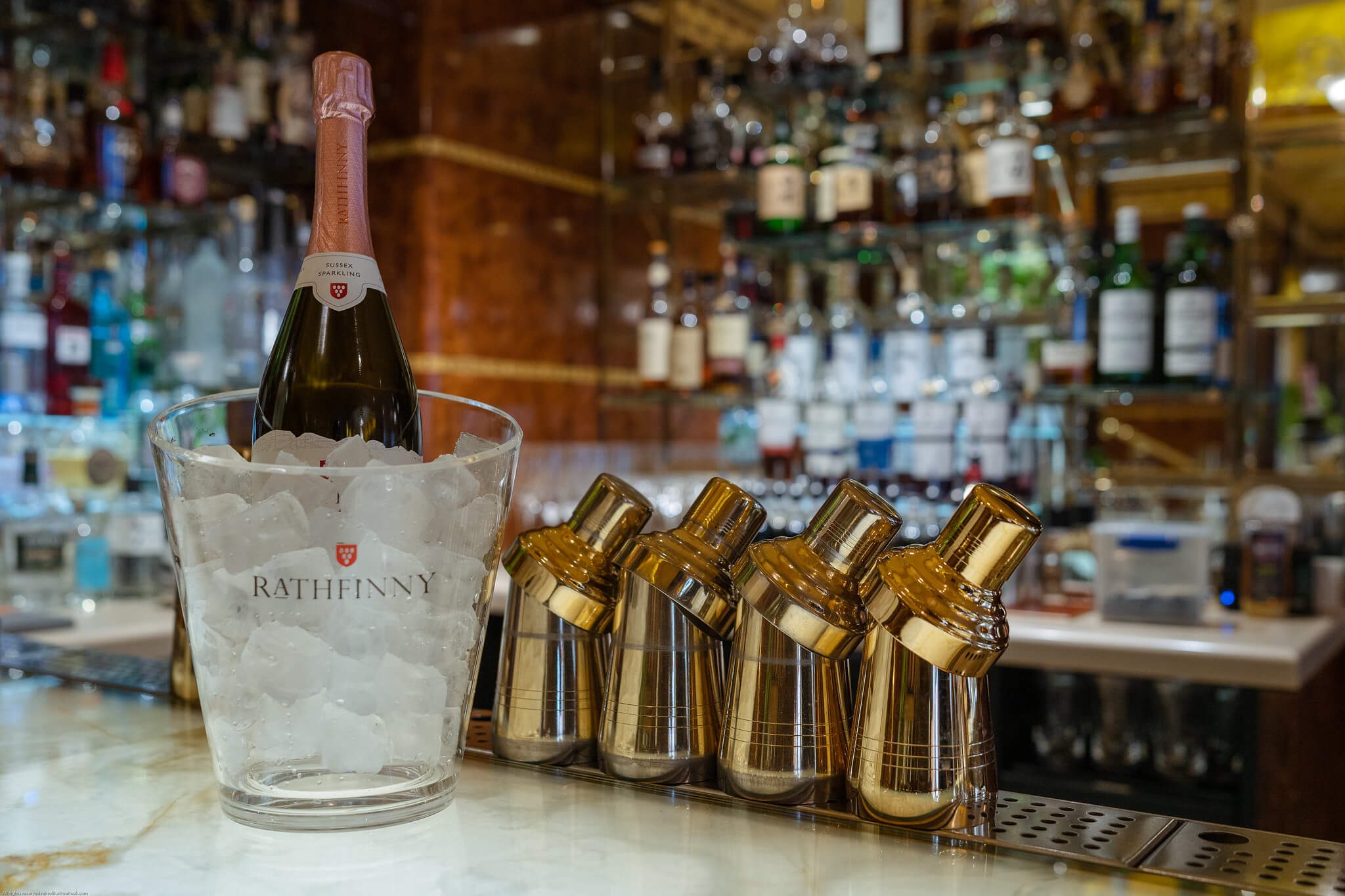 Rathfinny Sparkling Rose in an Ice Bucket