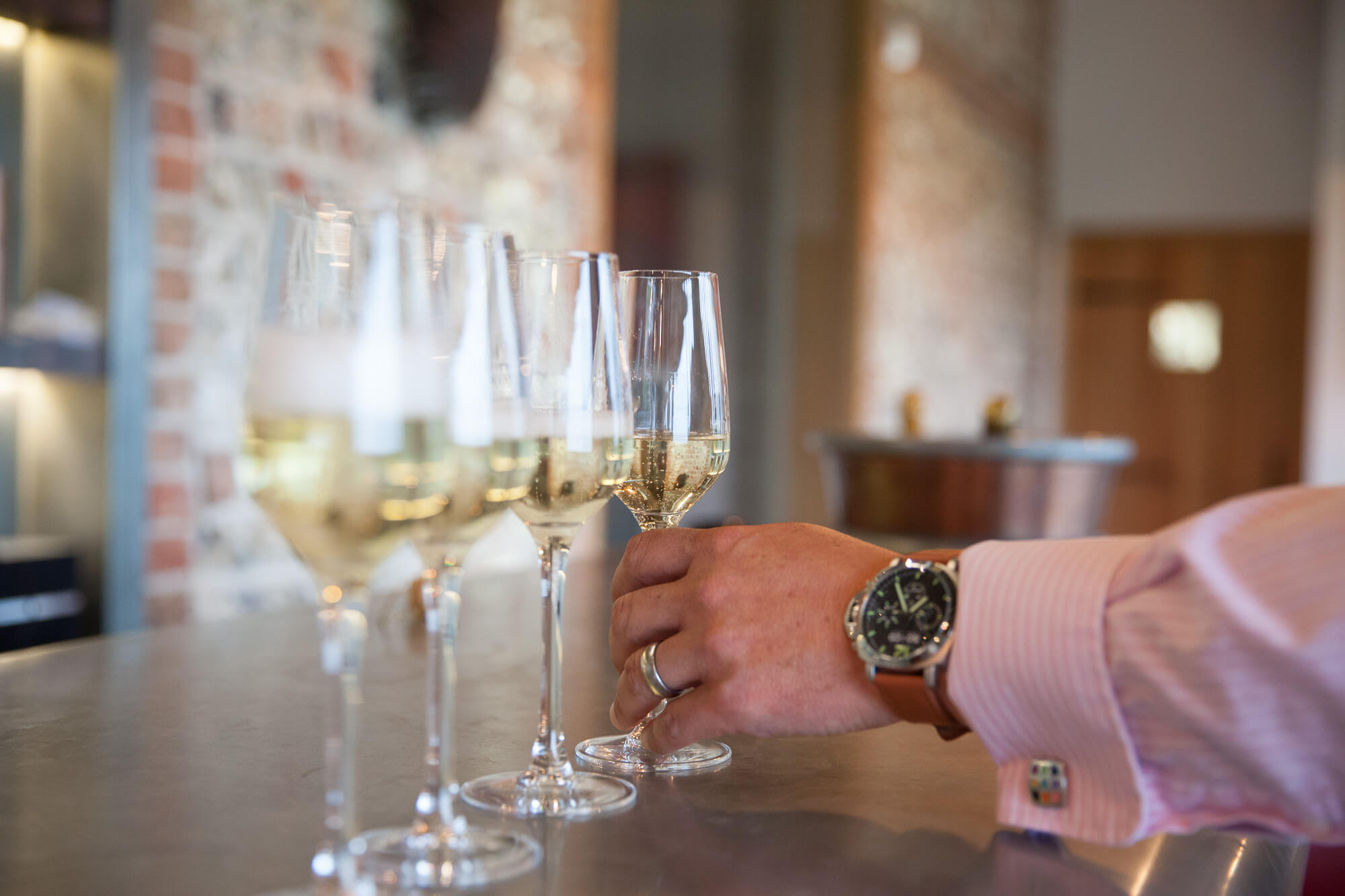 Four Wine Glasses