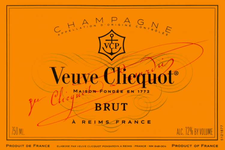 original Veuve Clicquot label