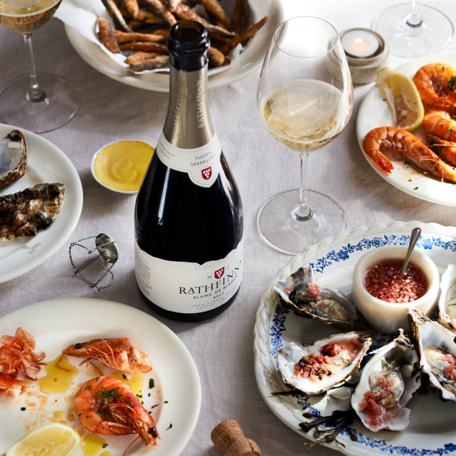 Blanc de Blancs 2017 Seafood Festive Food Pairing