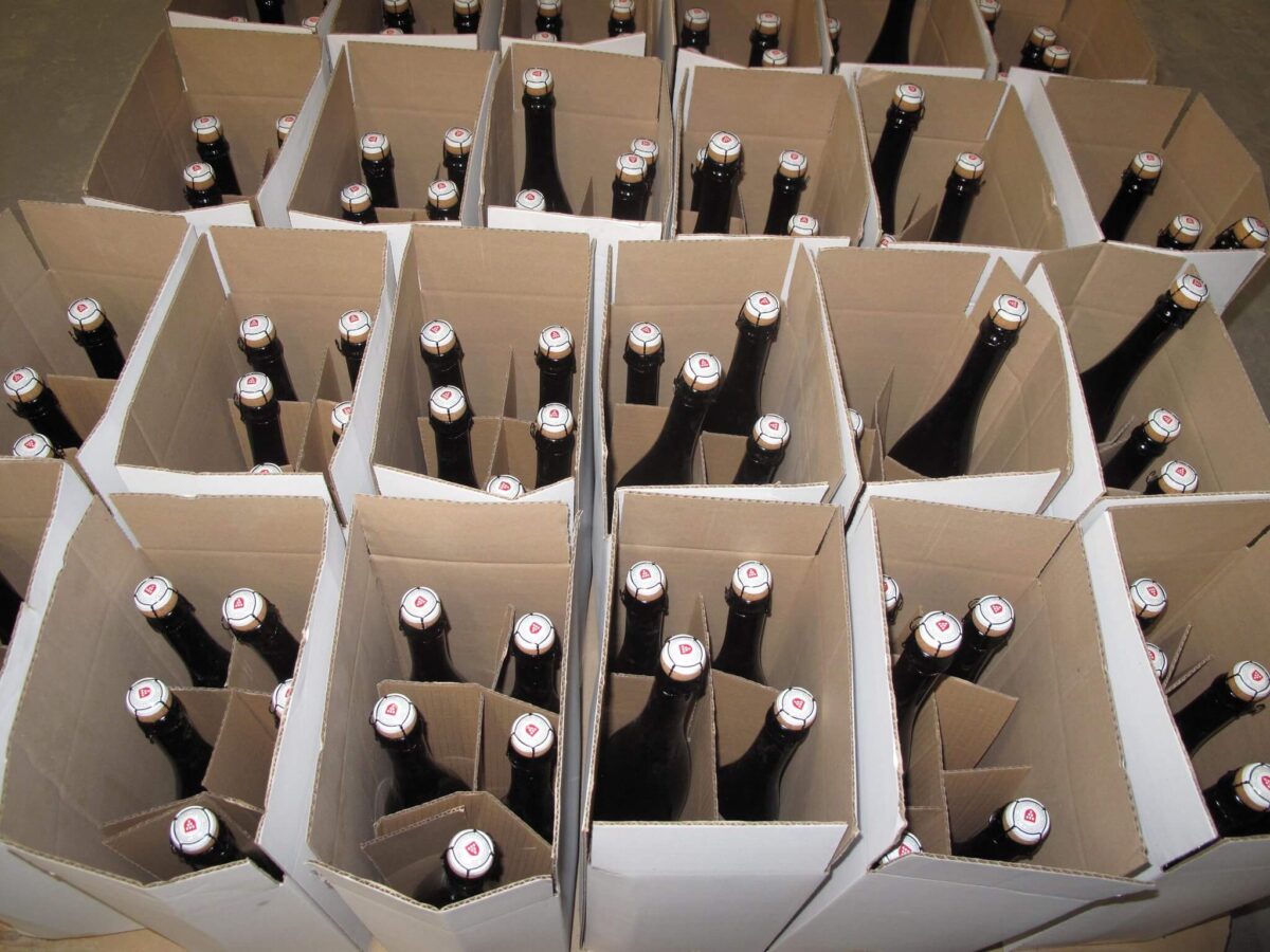 Cases of Pint Bottles