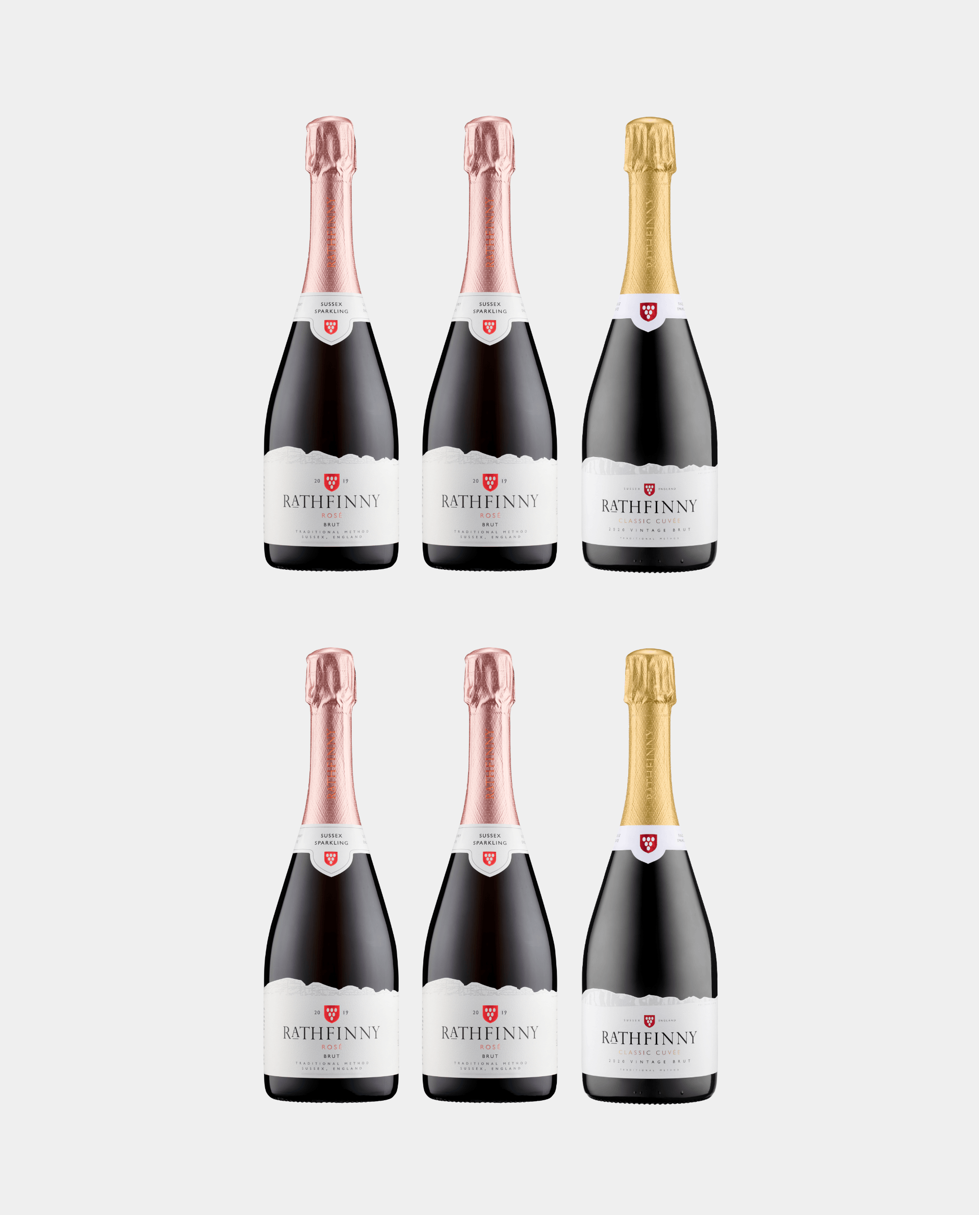 Rathfinny Celebration Case 4 Rosé 2019 2 Classic 2020 Portrait